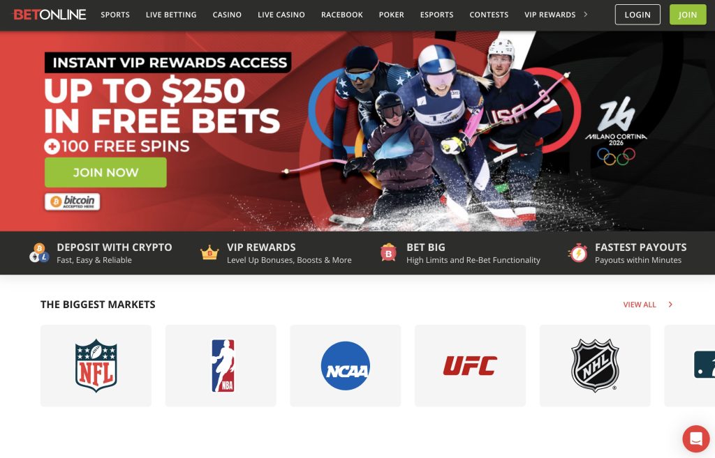 BetOnline Sports Betting Site and App